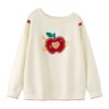 Playful Graphic Off-Shoulder Long Sleeve Top